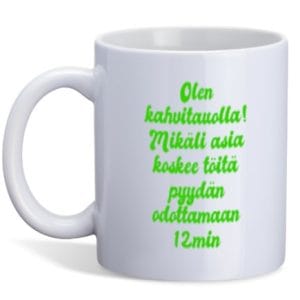 kahvitauko muki